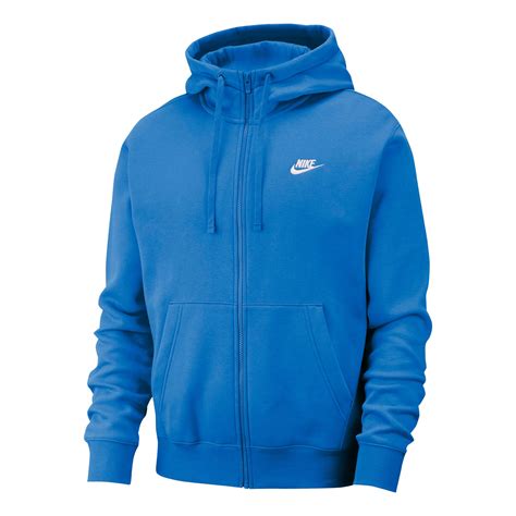 nike sweatjacke blau weiß|Blaue Hoodies & Sweatshirts .